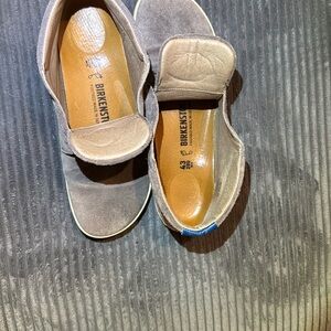 Birkenstock Women's Gray Suede sneakers